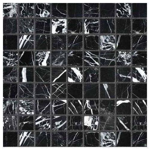 Мозаика Orro Mosaic Stone Nero Marquina Pol. (3x3) 30.5x30.5