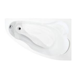 Акриловая ванна Creto Glaze 140x90 правая, с каркасом