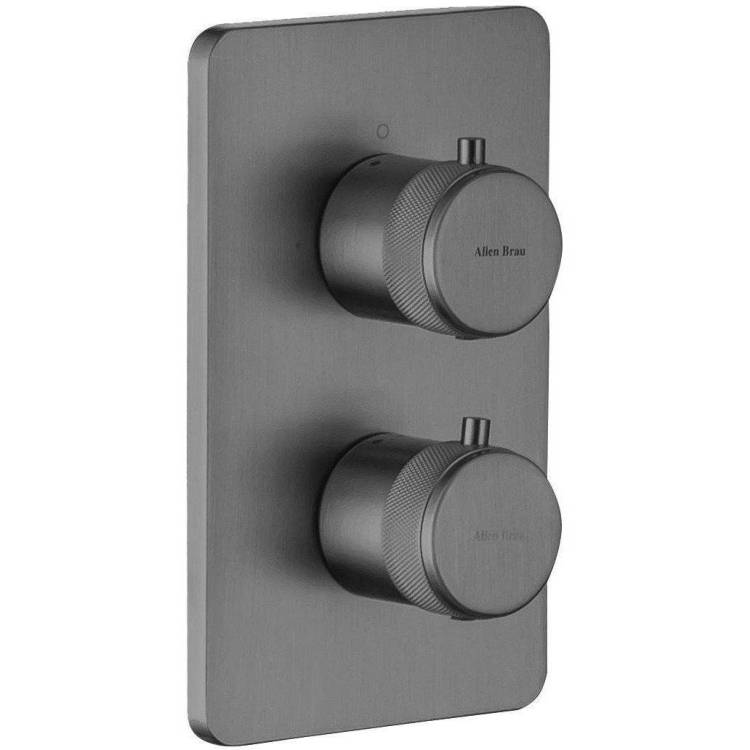 Смеситель Allen Brau Priority 5.31314-MG V.3 термостатический, брашированный графит