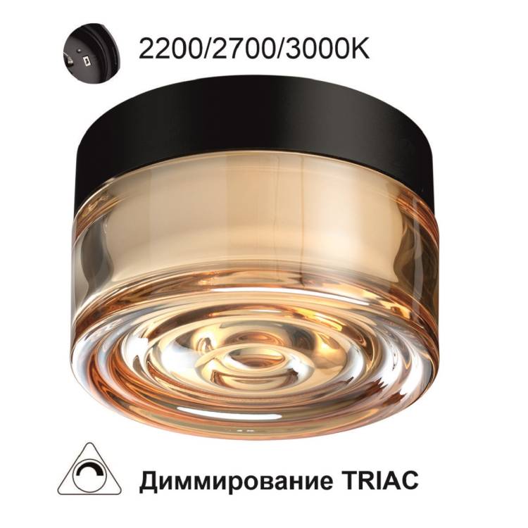 Уличный потолочный светодиодный светильник Odeon Light Ronda 7158/6CL