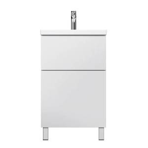 Тумба с раковиной AM.PM Gem M90FSX0502WG 2 ящика, белая, 50см