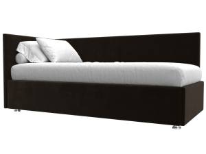 Кровать Лига Диванов Лига-039 122068L коричневый левая 90x200