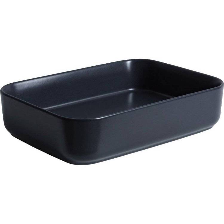 Раковина Allen Brau Fantasy 4.11021.31 Quad 50 см, черная матовая