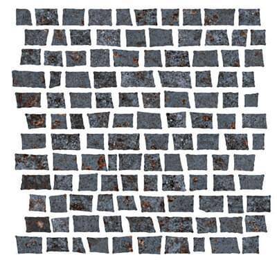 Мозаика Serenissima CIR Costruire 1062376 Random Metallo Nero 30x30