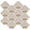 Декор Kerama Marazzi Таделакт KMD2HID009BR Наборный Бежевый Светлый, Желтый Матовый Обрезной 28x30