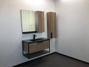 Мебель для ванной Comforty Бонн-90 дуб темный