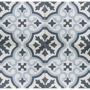 Керамогранит Etili Seramik Venice Sky Blue Black Pre-Cut 45x45