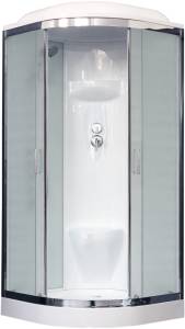 Душевая кабина Royal Bath RB90HK6-WC-CH с низким поддоном, с сиденьем