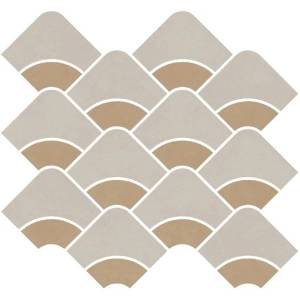 Декор Kerama Marazzi Таделакт KMD2HID009BR Наборный Бежевый Светлый, Желтый Матовый Обрезной 28x30