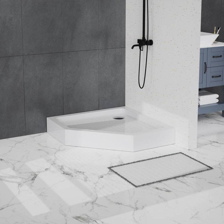 Поддон для душа BelBagno TRAY-BB-P-90-15-W с сифоном, белый, 90x90