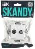 ТВ-розетка TV+SAT IEK Skandy SK-AF20-O-K01 арктический белый фото 7