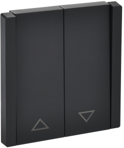 Выключатель жалюзи IEK Forte&Piano FP-V15-0-10-1-K02 черный