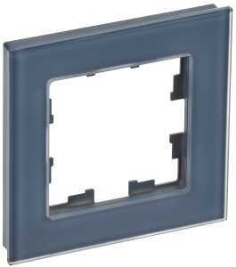 Рамка 1-постовая IEK Brite BR-M12-G-31-K35 маренго матовый