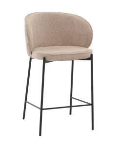Стул полубарный Stool Group Тисдейл LV-115-S112-01 бежевый, букле