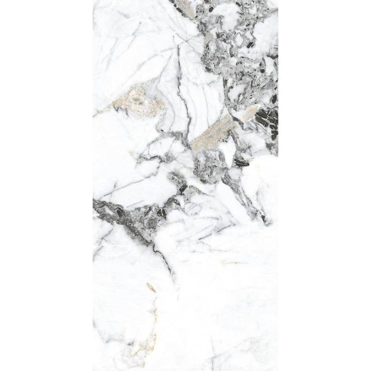 Керамогранит Basconi Home Bianco BHW-0035 Gold Full Body Polished (Gold) 60x120