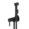 Гигиенический душ со смесителем Dorff Logic D3075000BL, встроенный, цвет черный фото 4