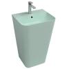 Раковина Isvea Sott'Aqua 10SQ37001SV-2T напольная, 50 см, мятно-зеленая матовая