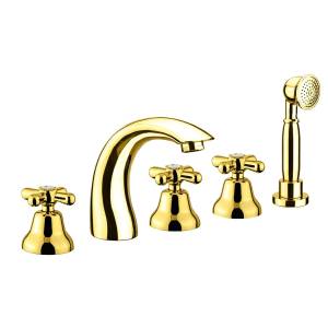 Смеситель Webert Armony AM730401010 золотой