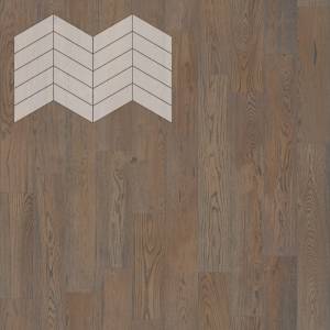 Паркетная доска Lab Arte Chevron Pro Французская Елка Дуб Натур Грис лак 337-400x110x14