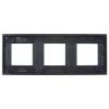 Рамка 3-постовая IEK Skandy SK-M32-M-K02 черный фото 3