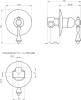 Смеситель для душа Migliore Bomond 30010 С ВНУТРЕННЕЙ ЧАСТЬЮ, бронза фото 3