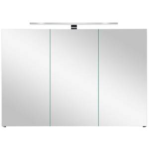 Зеркало-шкаф Orans 40231000W с LED подсветкой, белый глянец, 100x57x14