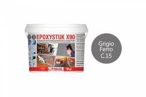 Затирка эпоксидная Litokol Epoxystuk X90 C.15 Grigio Ferro 10 кг