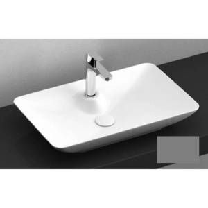 Раковина Isvea SistemaY Clear 10SY50060SV-2C антрацит матовый, 60x37.7