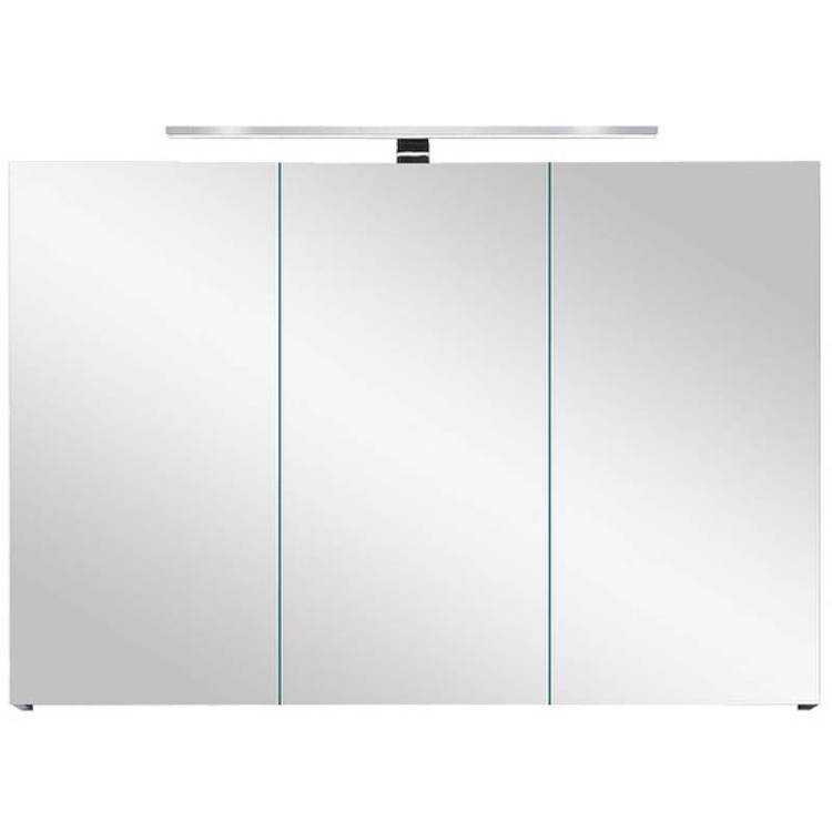 Зеркало-шкаф Orans 40231000W с LED подсветкой, белый глянец, 100x57x14