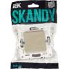 Выключатель 1-клавишный перекрестный IEK Skandy SK-V13-0-10-K10 бежевый фото 6