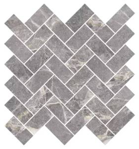 Мозаика Kerranova Marble Trend K-1006/MR/m06 Silver River 28.2x30.3x10