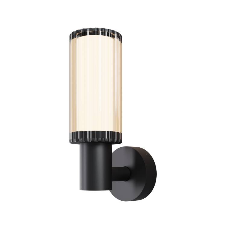 Уличный настенный светильник Outdoor Rib O502WL-01B