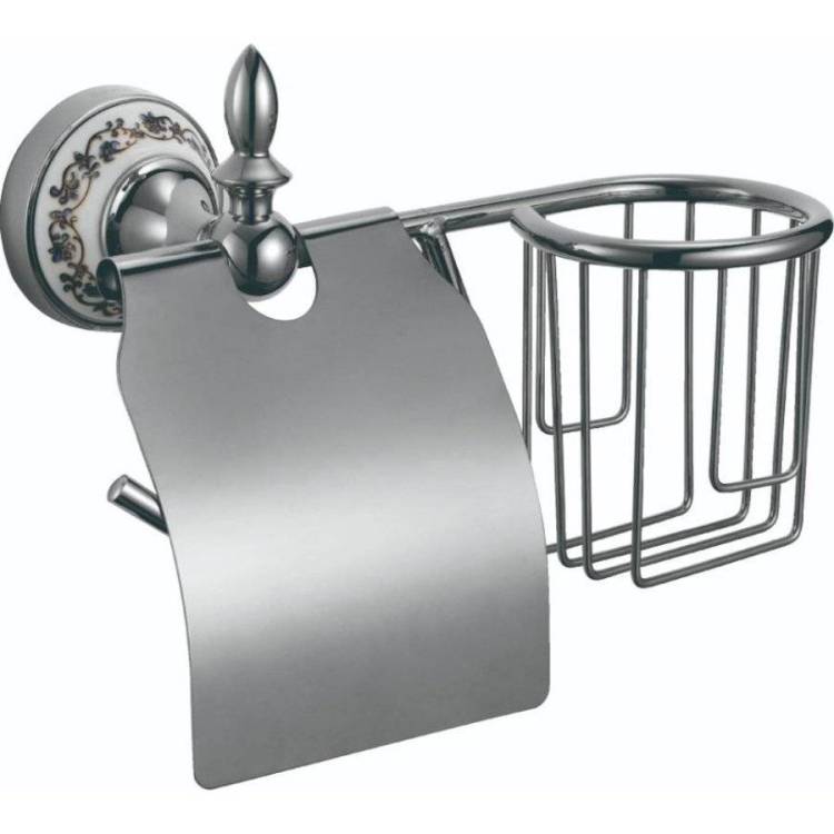 Держатель для туалетной бумаги и освежителя Savol 68а S-L06851A хром