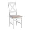Стул Tetchair Crossman 24723 white, велюр бежевый, многослойный березовый шпон