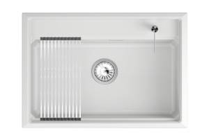 Мойка кухонная Granula Kitchen Space 7301i арктик, 73x51