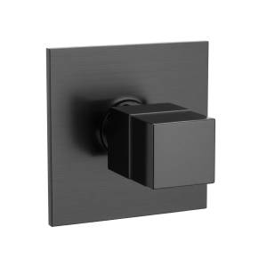 Смеситель для душа Remer Q-Elegance QT30CFP черный брашированный хром