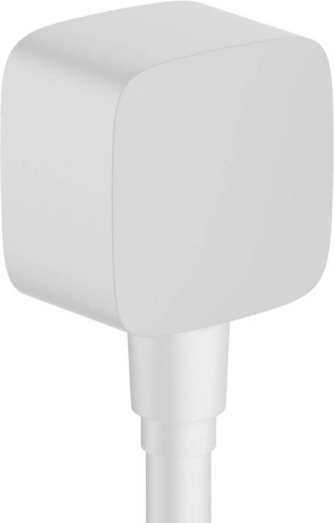 Шланговое подключение Hansgrohe FixFit 26457700 матовый белый