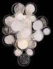 Настенный светильник Crystal Lux Deseo AP2 Silver фото 3