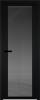 Межкомнатная дверь Profil Doors 2 AGP цвет профиля Черный, стекло безопасное 6 мм тонированное 600x2000