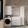 Тумба под раковину Style Line Марелла 80 СС-00002402 напольная, 2 ящика, Люкс антискрейтч, белый глянец фото 4