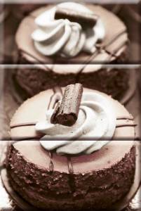 Панно Absolut Keramika Monocolor Composicion Chocolat Cake 30x20