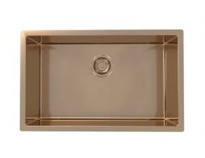 Мойка кухонная Alveus Quadrix New 60 1153743 Copper с донным клапаном, 74x44