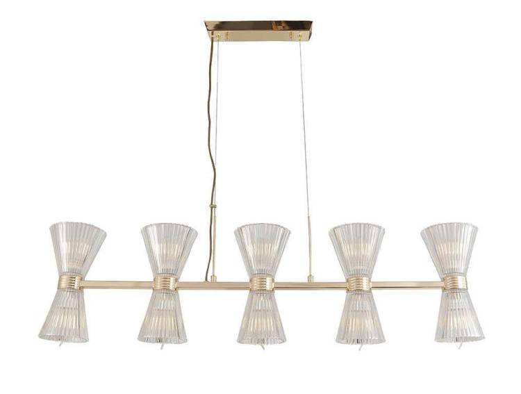 Подвесная люстра Newport Christina 3615/S gold new