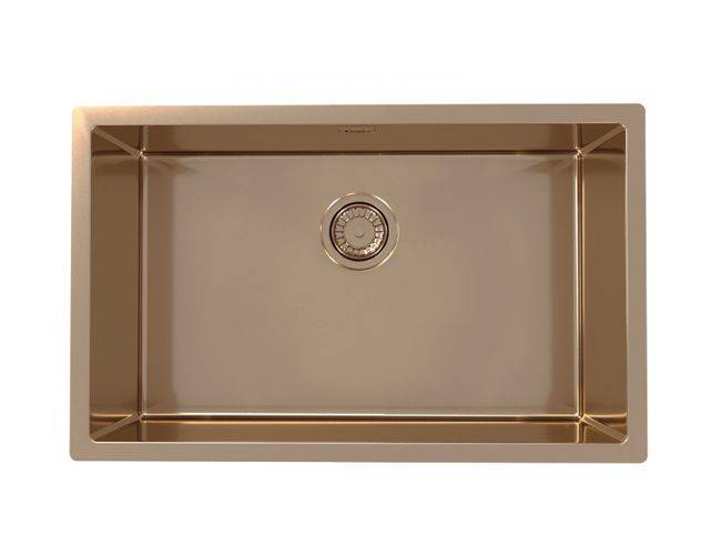 Мойка кухонная Alveus Quadrix New 60 1153743 Copper с донным клапаном, 74x44