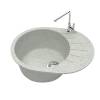 Мойка кухонная Maretti Kitchen MR575-GR серый, 57.5x44 фото 2