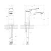 Смеситель для раковины Cezares Liner LINER-LS-01-W0 хром фото 4