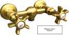 Верхний душ Nicolazzi Classic Shower 5702BZ20 бронза фото 2