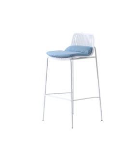 Стул барный Stool Group Louran D-012H-75 white белый с подушкой