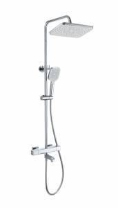 Душевая стойка Wonzon & Woghand WW-B3016-T1-CR с термостатом, хром