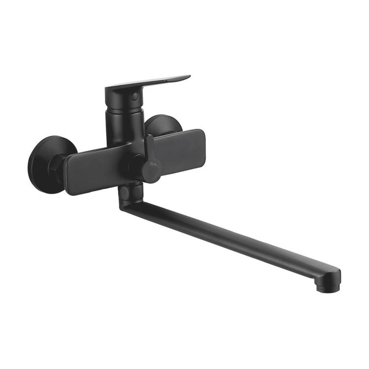 Смеситель универсальный Avrora Grand AV3830 с поворотным изливом, графит